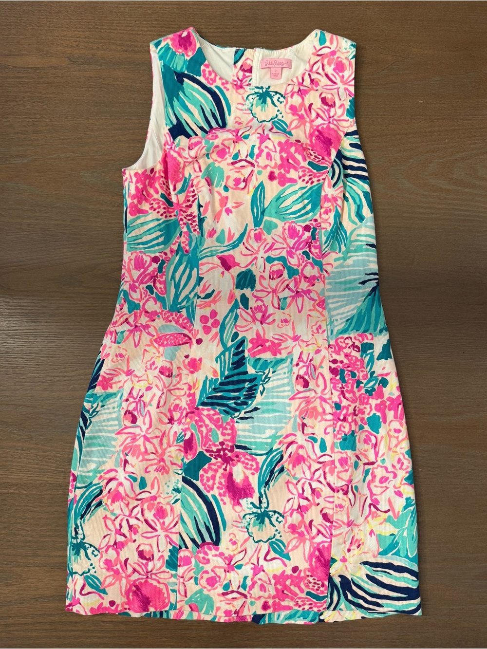 Lilly Pulitzer Mila Stretch Shift Mini Dress In Multi Via Flora Size 2